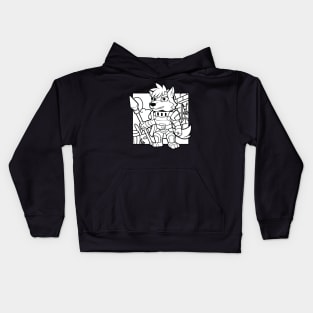 Sable Husky The Knight Kids Hoodie